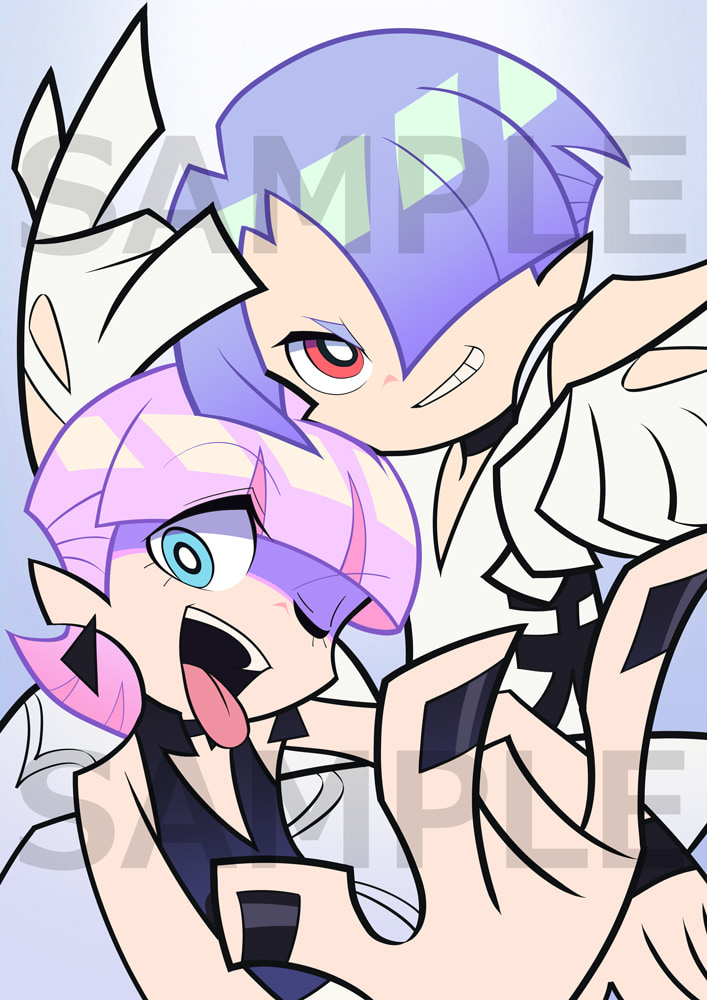 TRIGGER描き下ろしイラスト使用B2布ポスター＋アクリルキーホルダー
